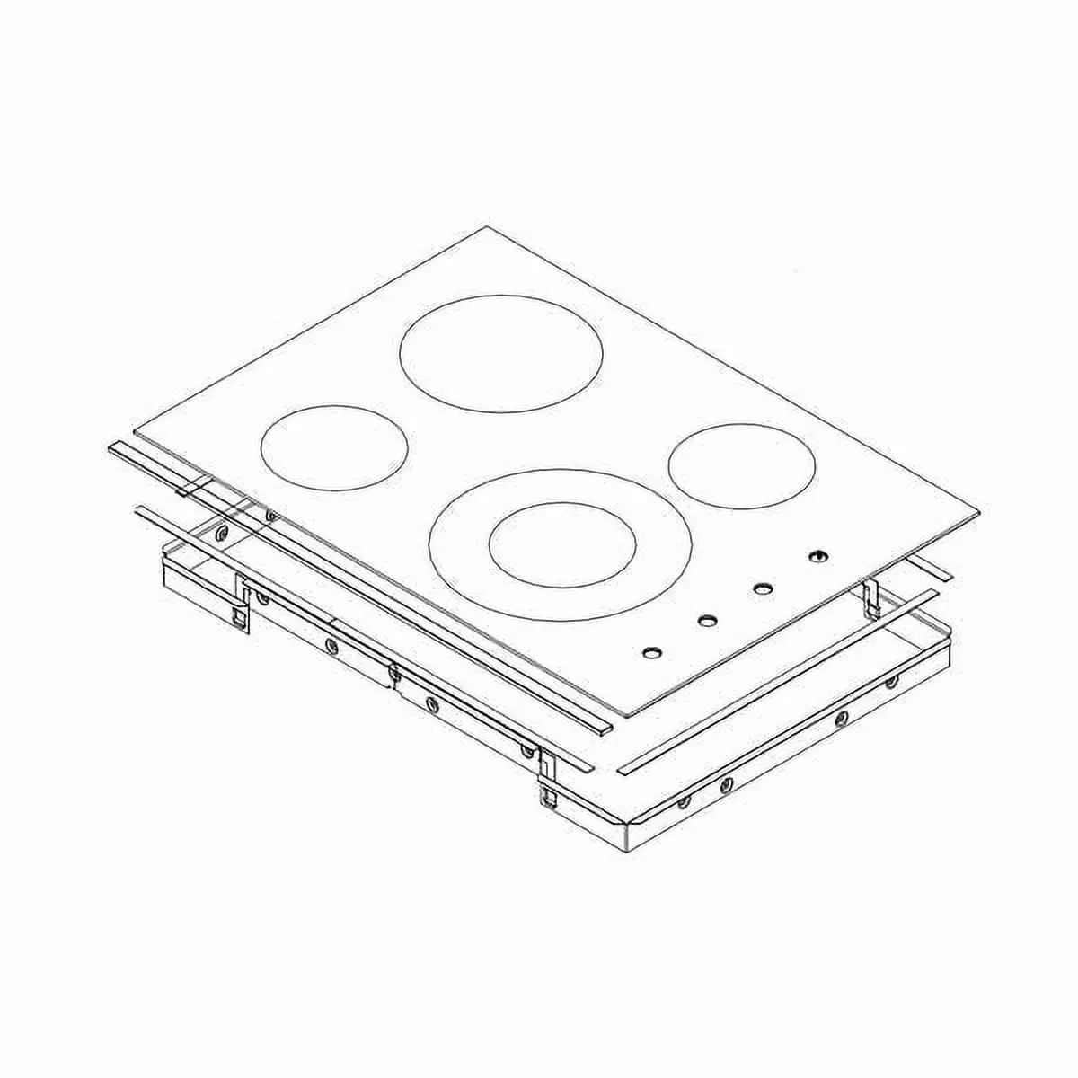 Whirlpool W11223301 Cooktop - OEM PART