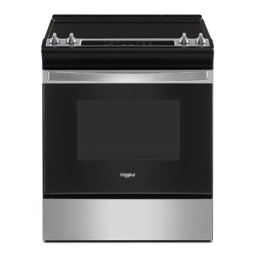 Whirlpool WEE515S0LS 4.8 Cu. Ft. Stainless Electric Range with Frozen Bake™ Technology