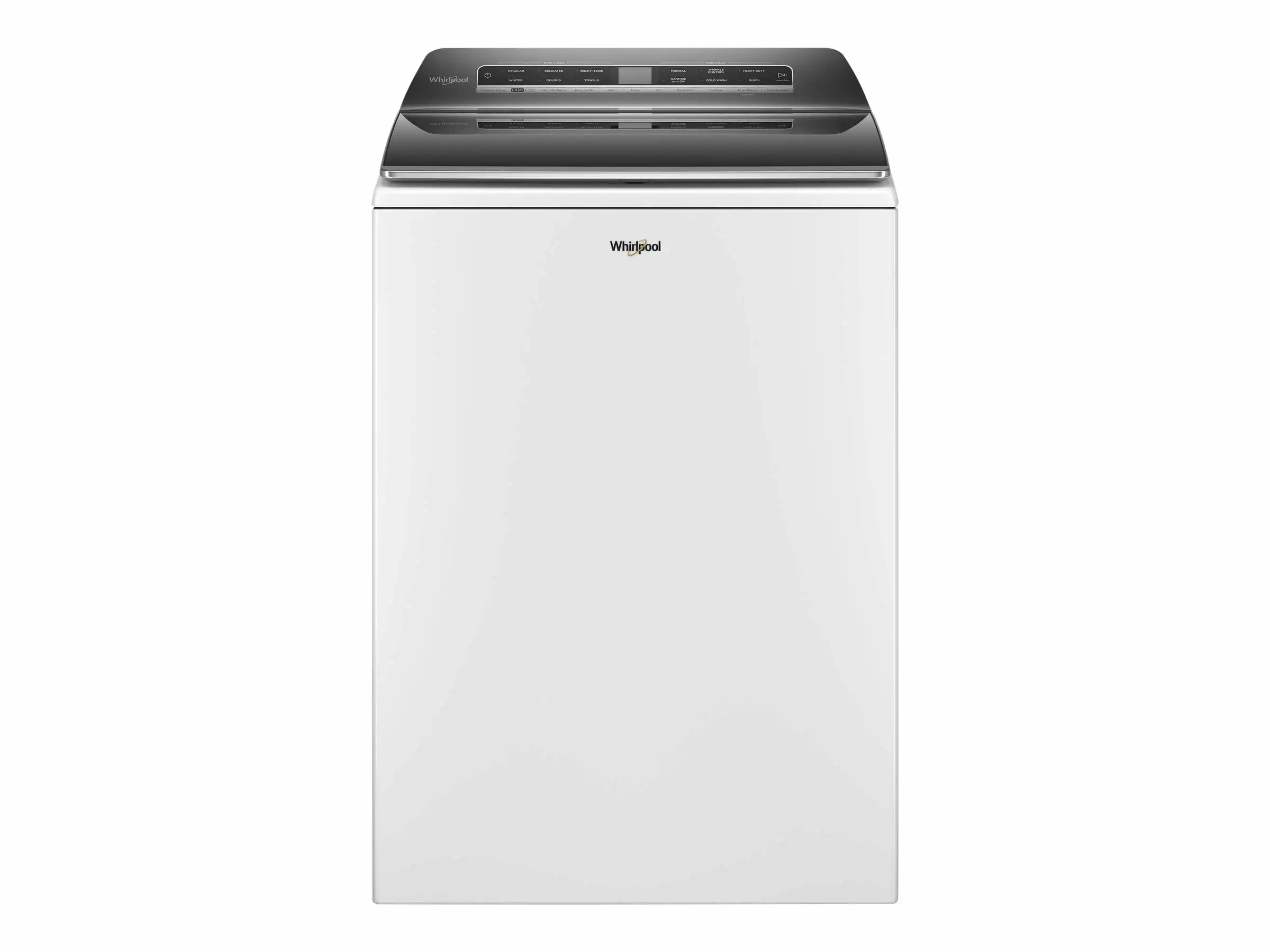 Whirlpool WTW7120HW - Washing machine - Wi-Fi - width: 27.2 in - depth: 27.9 in - height: 42.5 in - top loading - 5.3 cu. ft - 850 rpm - white