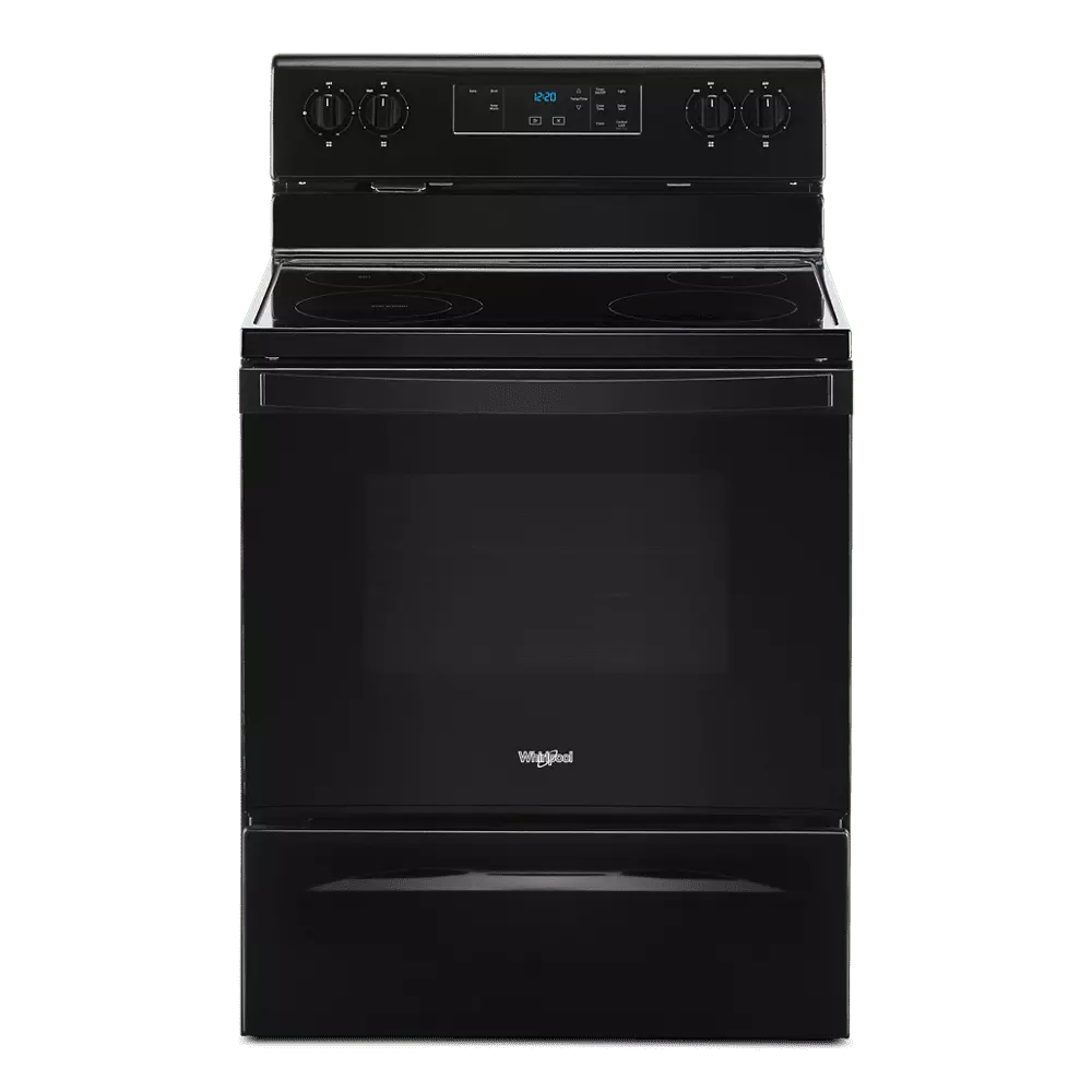 Whirlpool Wfe320m0j 30 Wide 5.3 Cu. Ft. Free Standing In Electric Range - Black