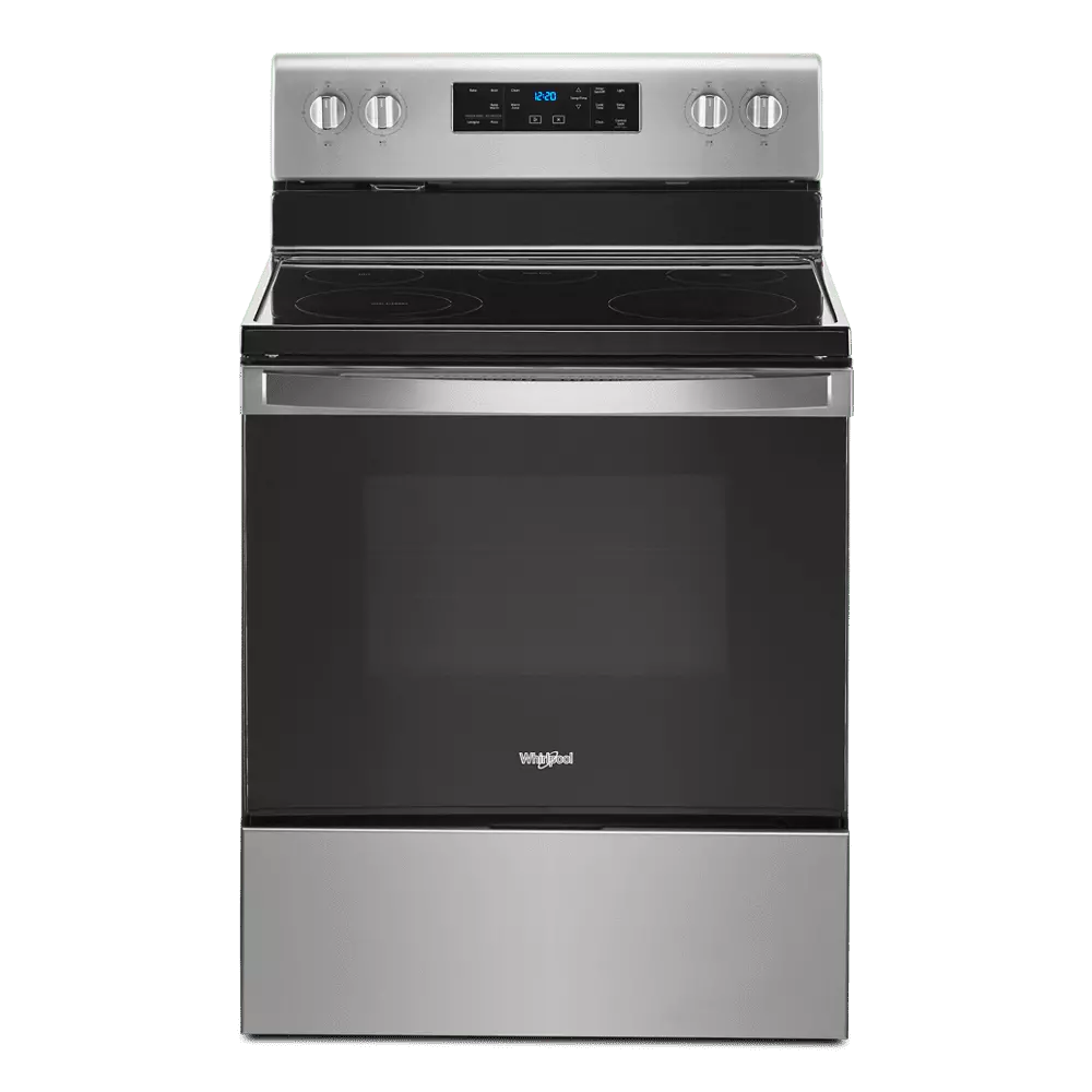 Whirlpool Wfe525s0j 30 Wide 5.3 Cu. Ft. Free Standing Electric Range - Heritage Stainless