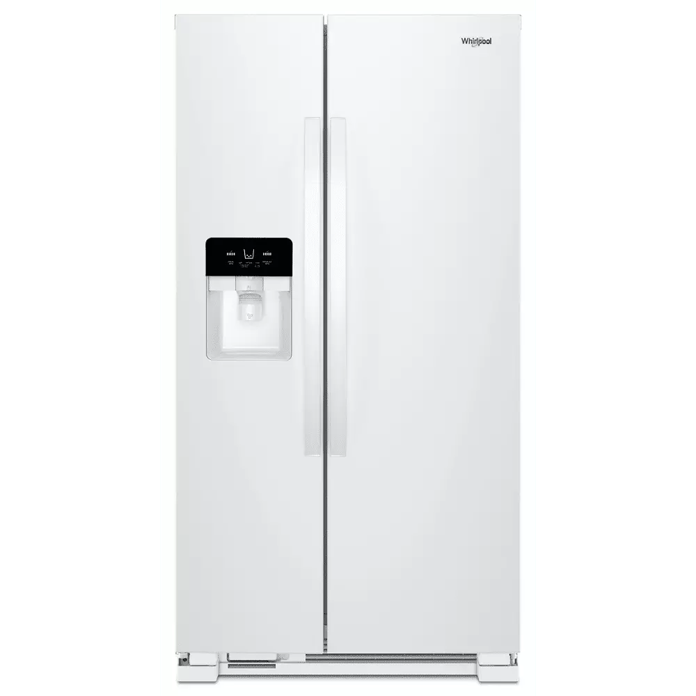 Whirlpool Wrs321sdh 33 Wide 21.4 Cu. Ft. Side By Side Refrigerator - White