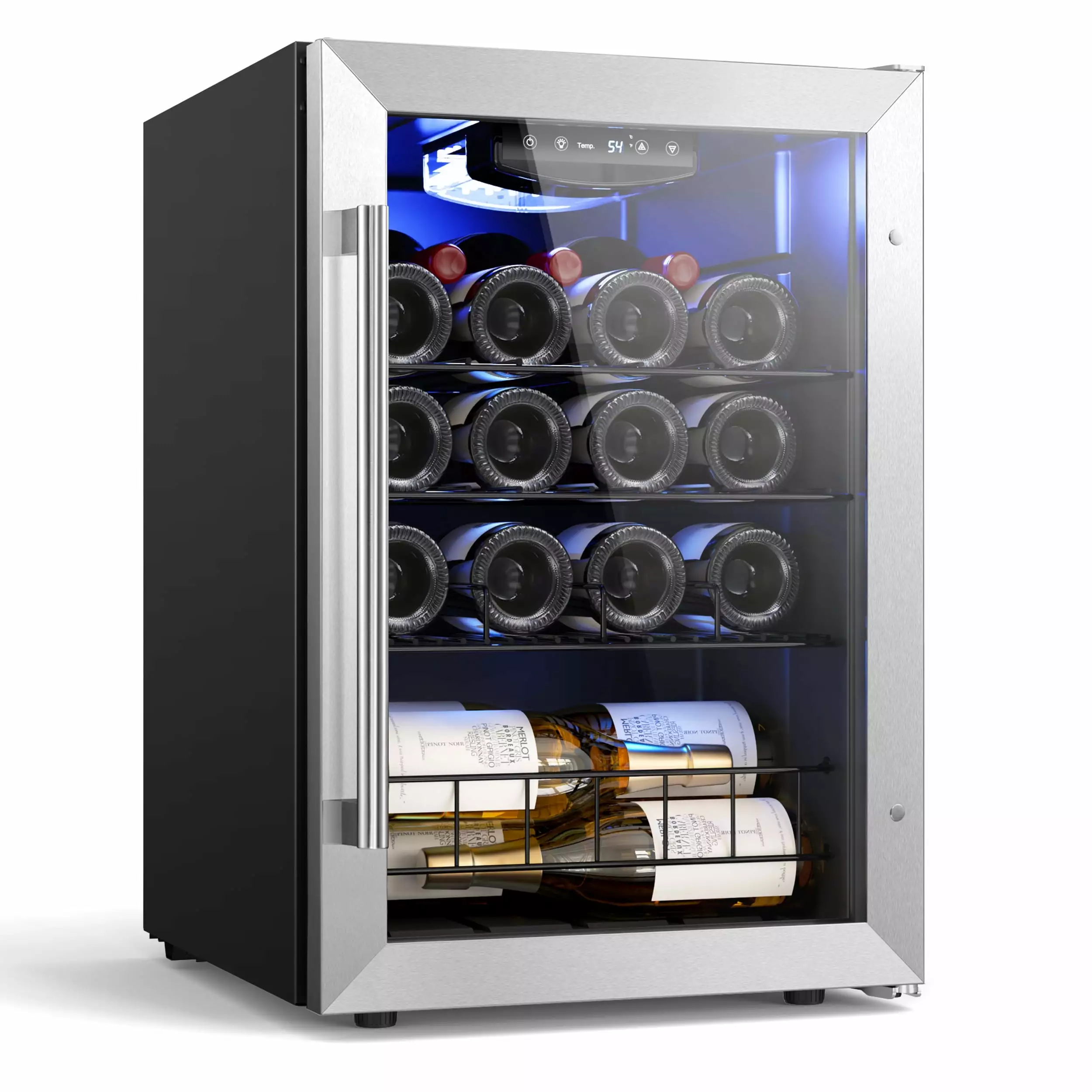 Yeego Wine Cooler. 20 Bottle Freestanding Wine Refrigerator