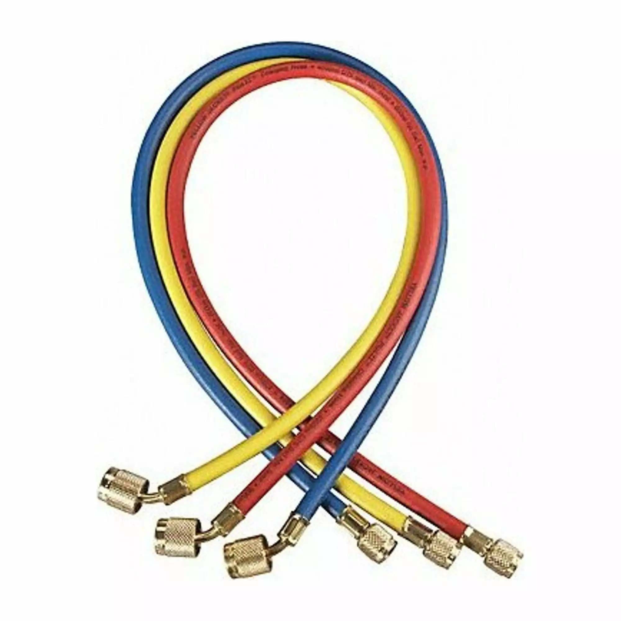 Yellow Jacket Manifold Hose Set.Low Loss.60 In 22985