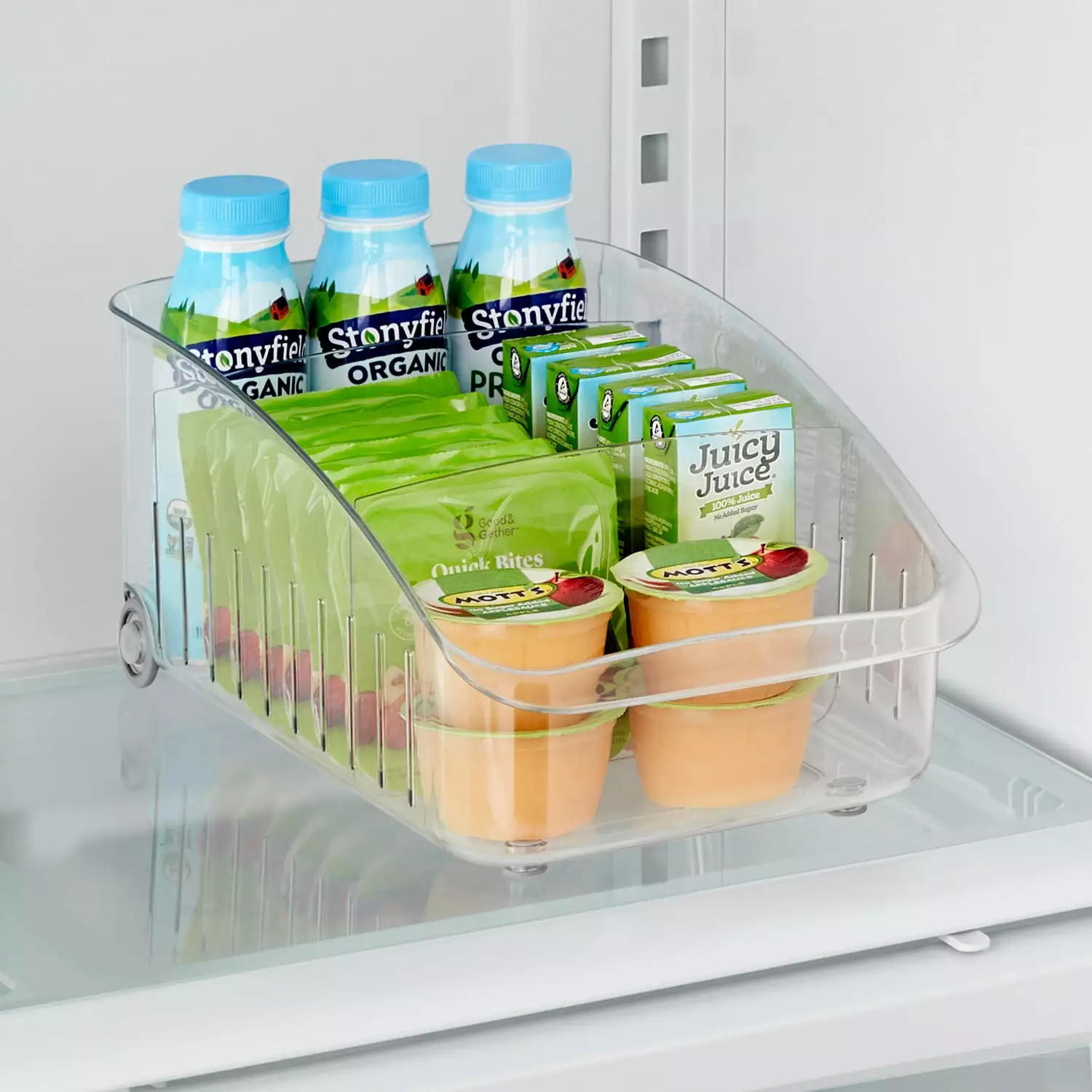 YouCopia RollOut Fridge Drawer 8. Refrigerator Storage and Organizer with Adjustable Dividers