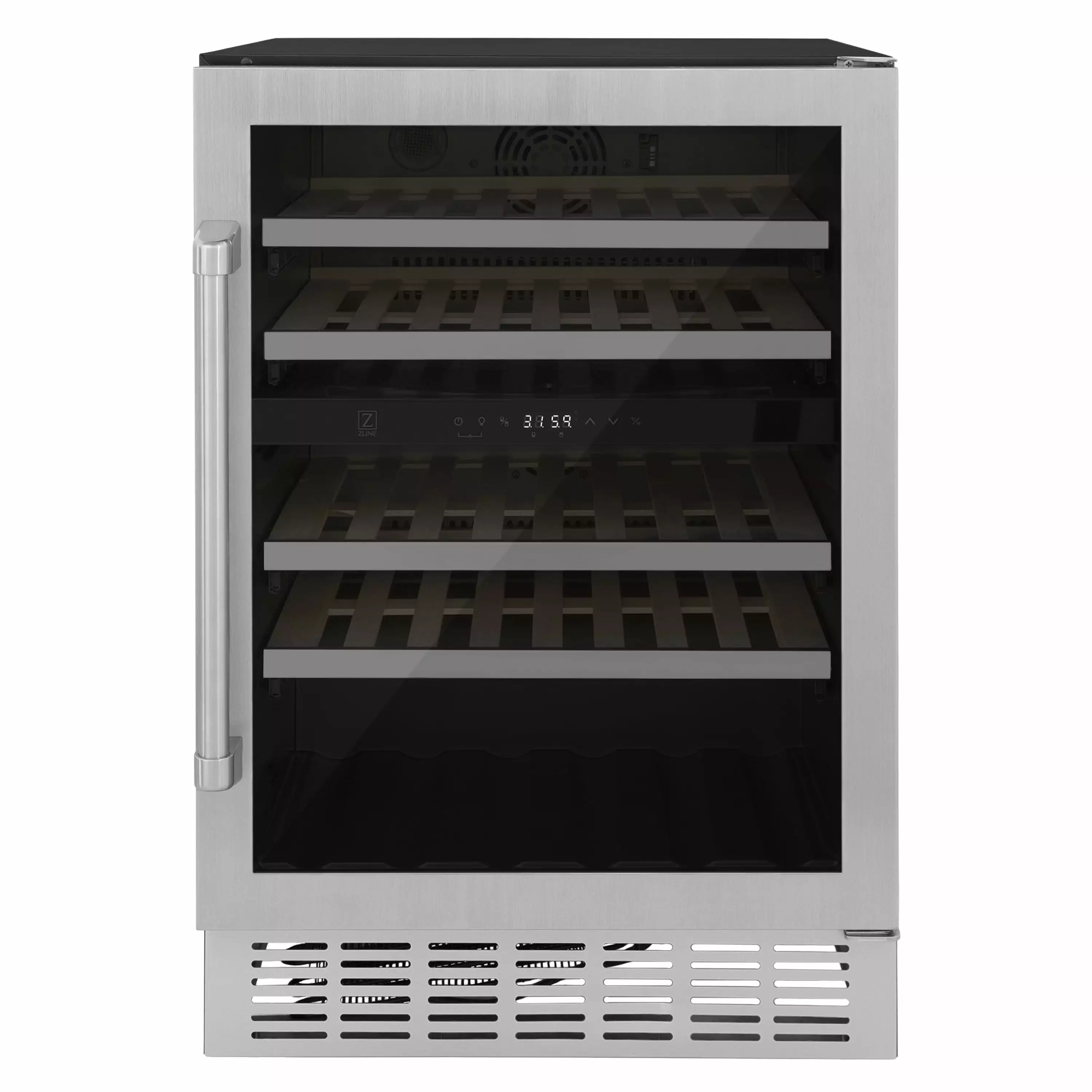 Zline Rwv-Ud-24 24 Wide 44 Bottle Capacity Built-In / Free Standing Wine Cooler -