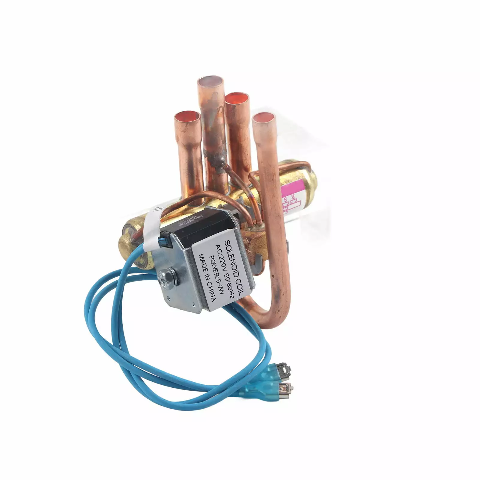 ZPSHYD Air Conditioning Four way Reversing Valve. Four Way Reversing Valve Refrigeration Maintenance for Central Unit and Room Air Conditioners(1P)