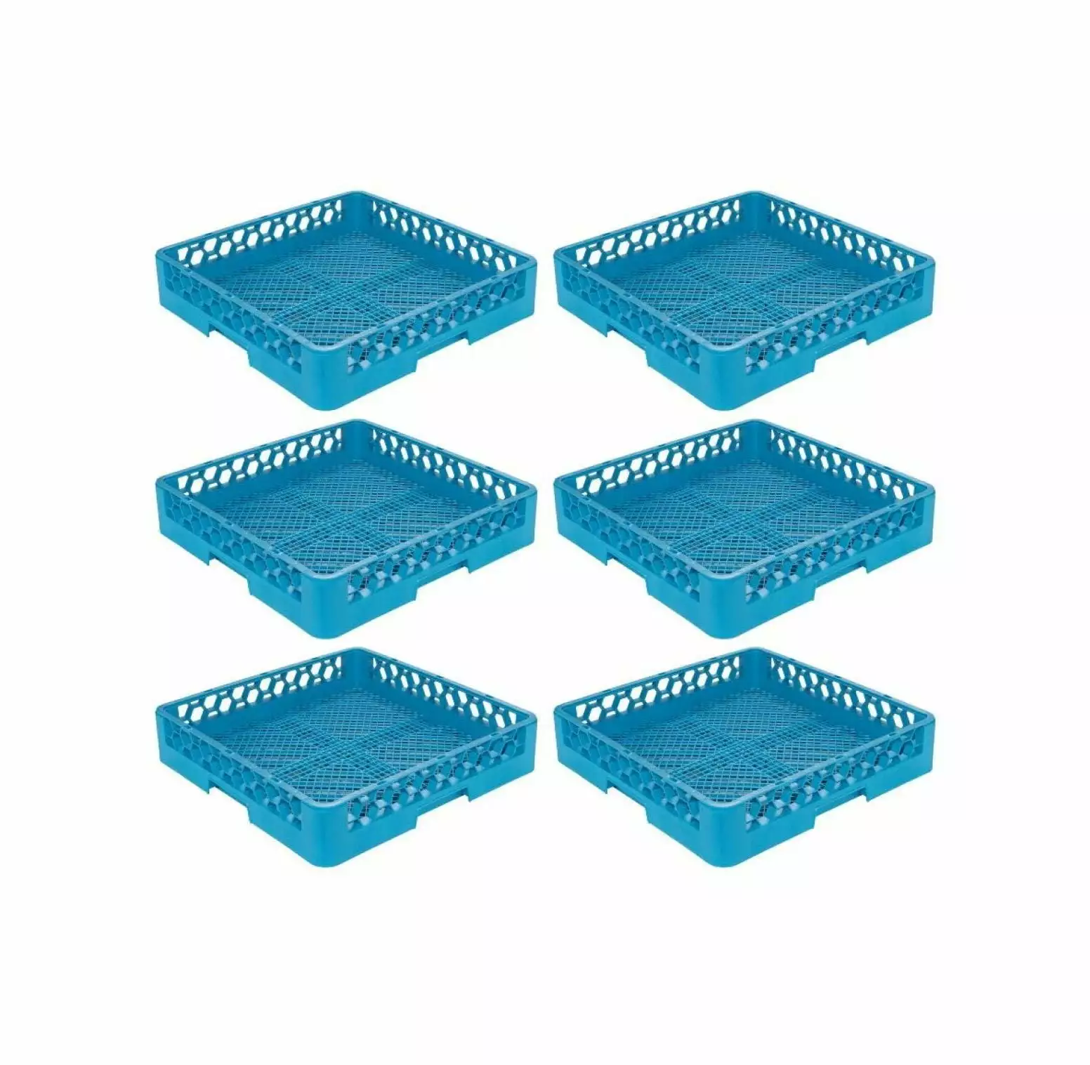 ZRQarq RF-14 Blue Color. Polypropylene OptiClean Combination/Flatware Rack