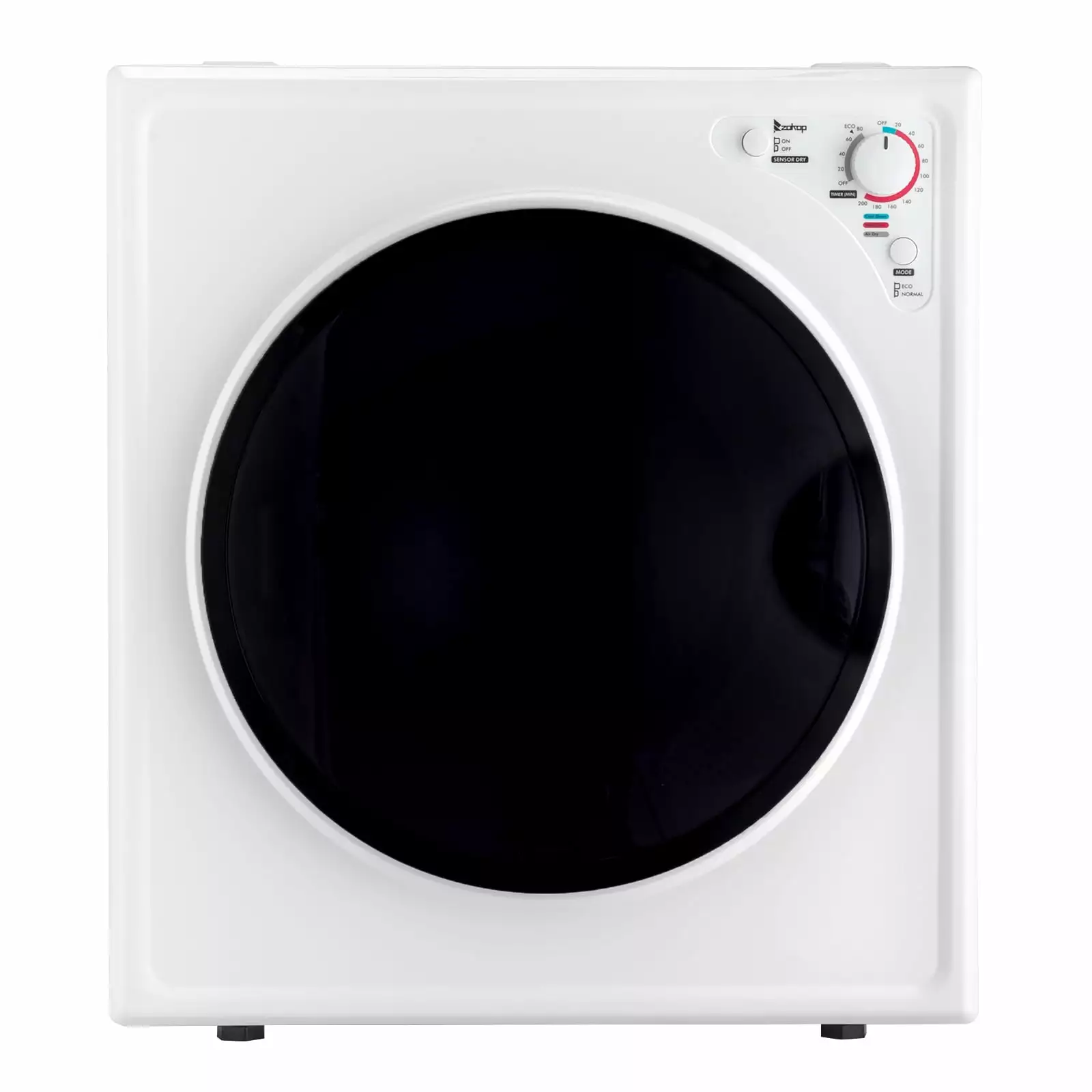 Zimtown 2.6 cu ft Stainless Steel Compact Electric Clothes Dryer