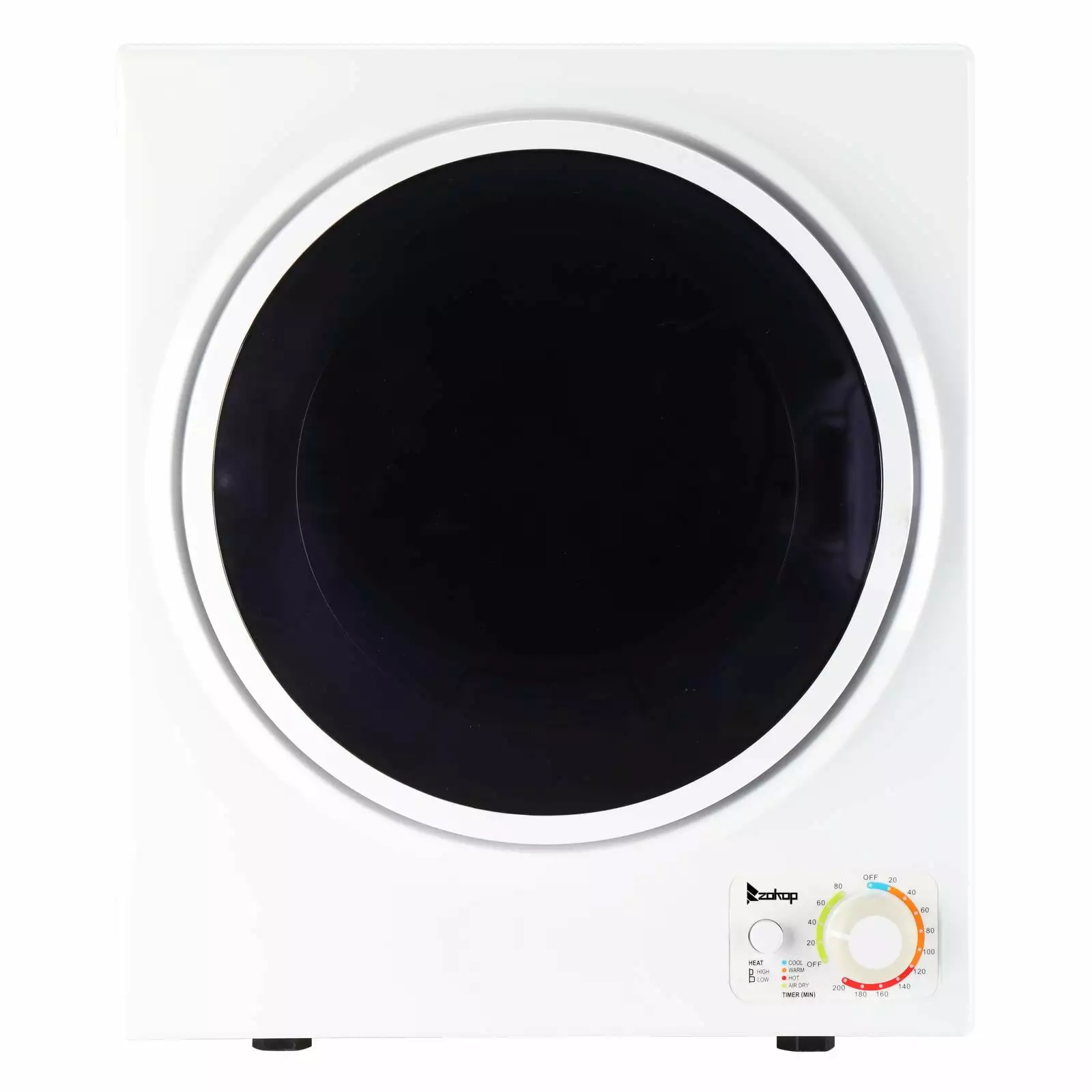 Zimtown Portable 1.6 cu ft Compact Electric Dryer. White