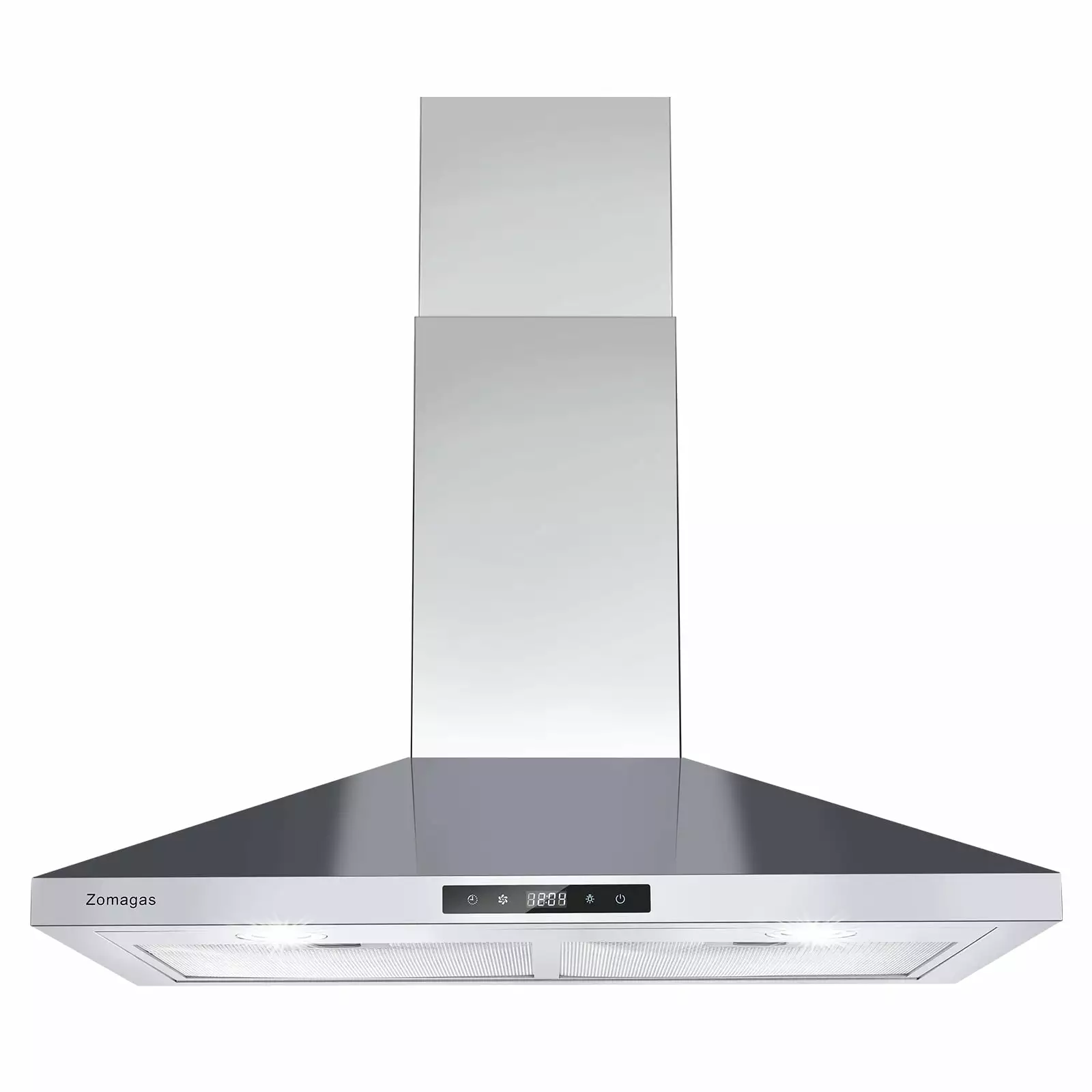 Zomagas 30 inch 450CFM Wall Mount Range Hood Vent 3-Speed Touch Control