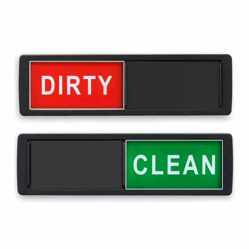 Clean Dirty Dishwasher Magnet Dirty Clean Sign.Non-Scratch Magnetic Indicator