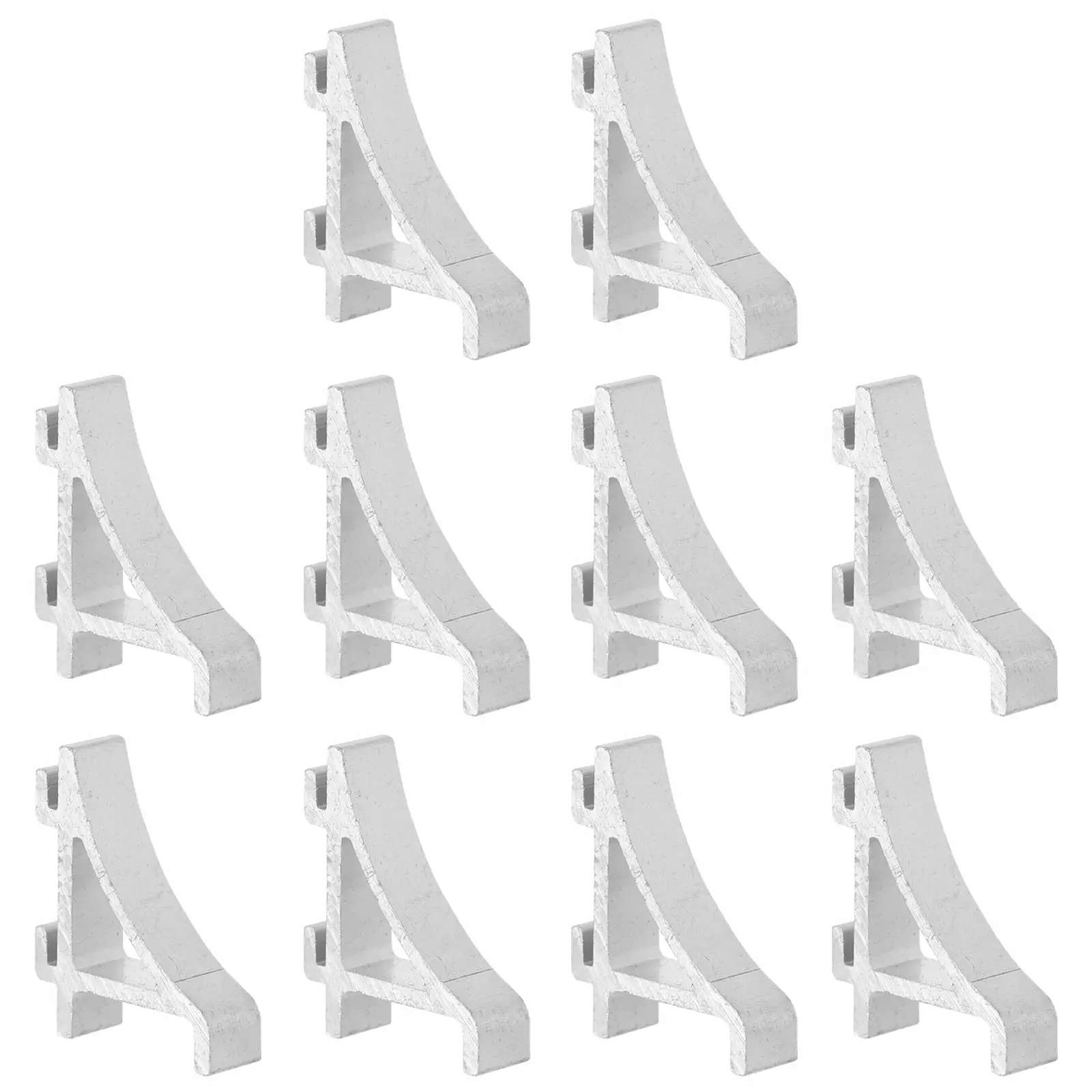 OUNONA 10pcs Freezer Shelf Clips Refrigerator Support Hooks Cooler Shelf Brace