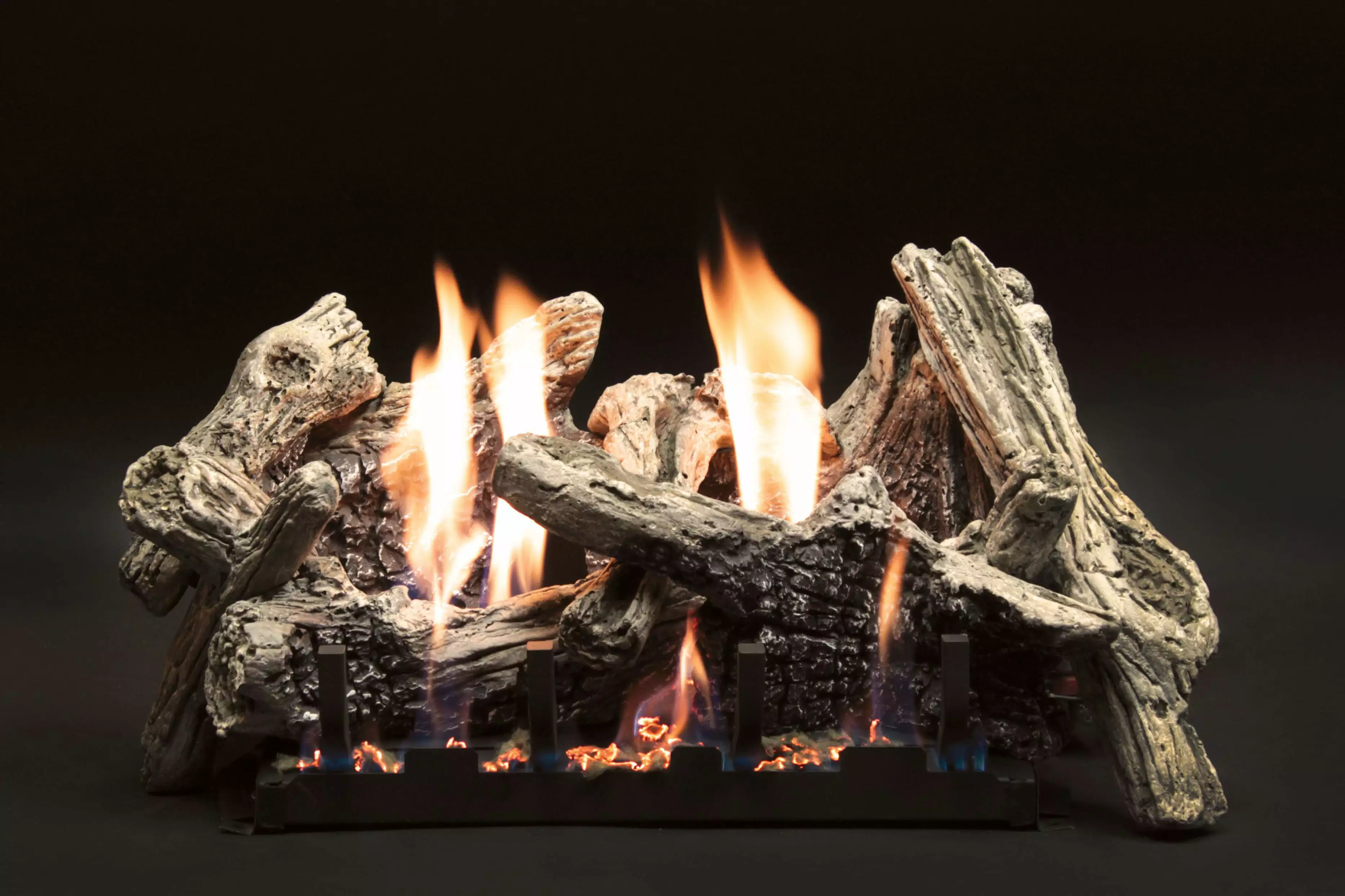 Empire Comfort Systems 18 Driftwood Burncrete Logset with IP VF Slope Glaze Burner. NG