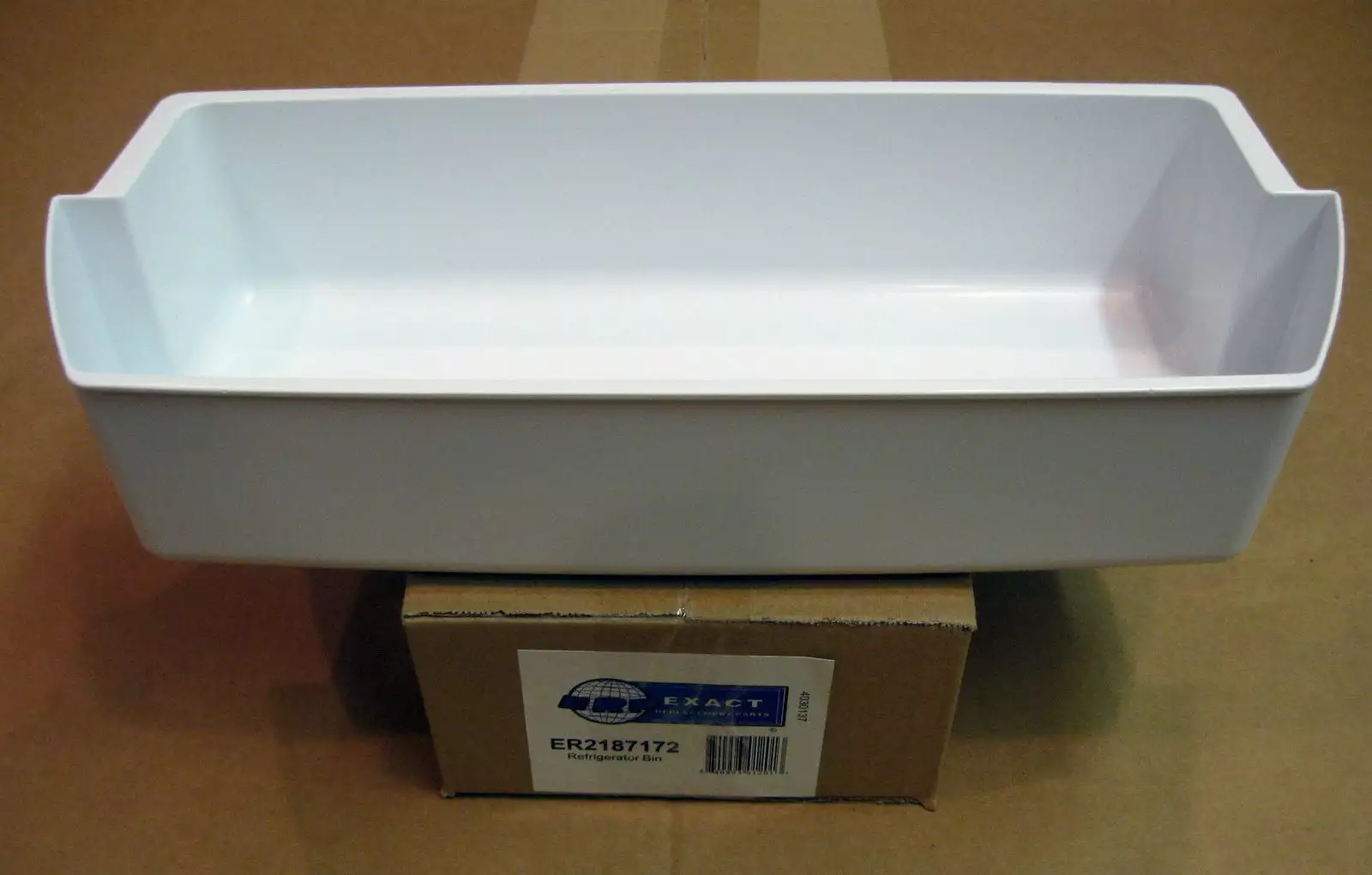 WP2187172 for Whirlpool Refrigerator Door Bin Shelf White AP6006028 PS11739091