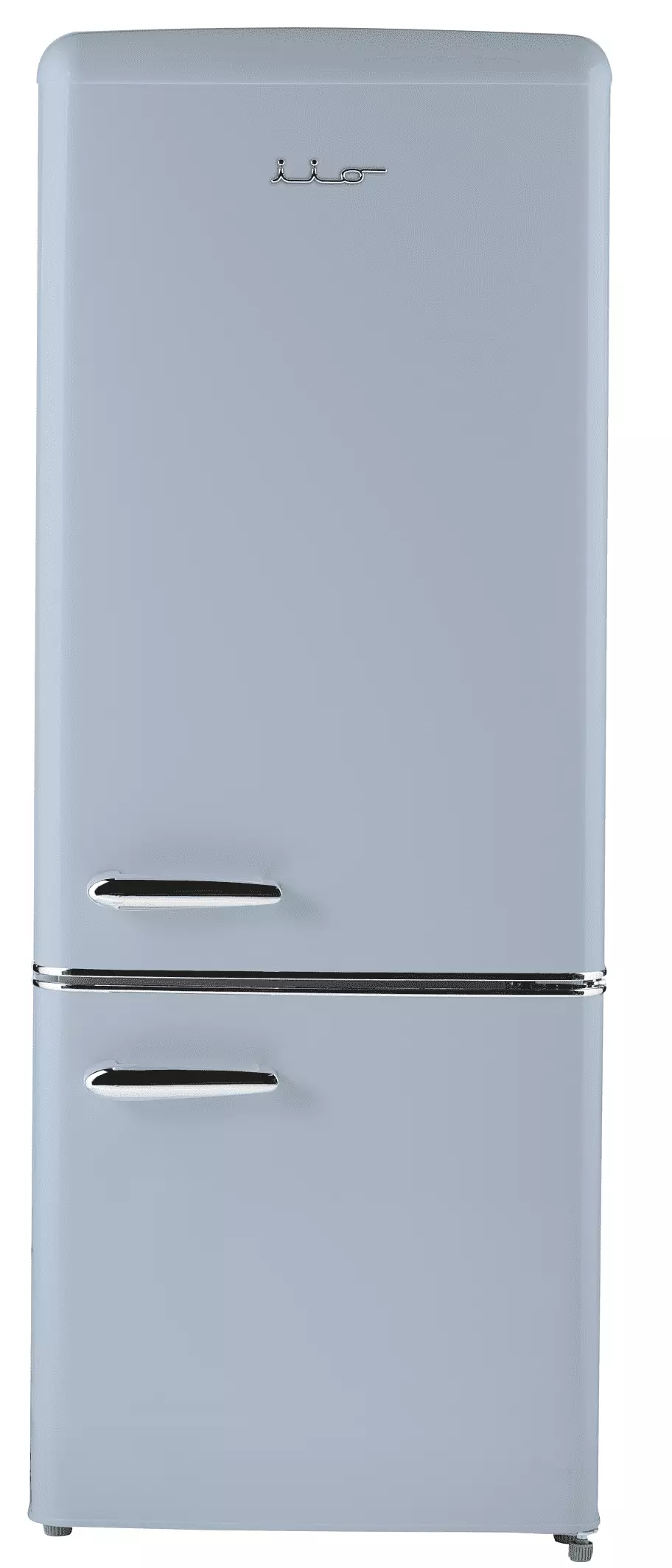 iio 7 cu. ft. Retro Refrigerator with Bottom Freezer. Blue