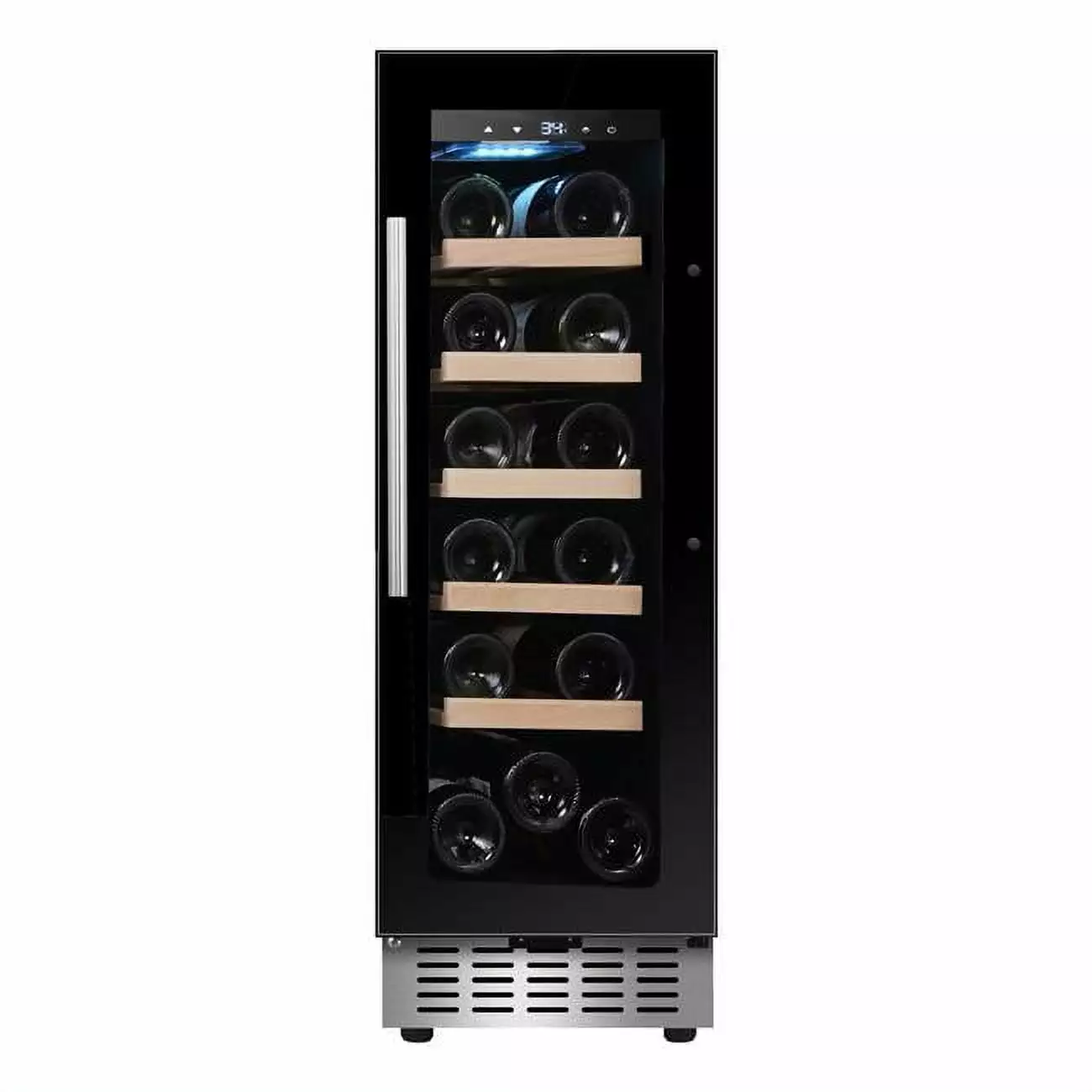 ottle Built-in/Freestanding Wine Refrigerator with 7 color LED Lights