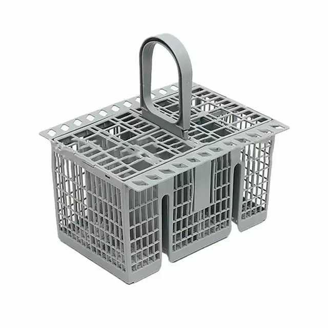 wileqep Dishwasher Basket Detachable Utensil Dishwasher Basket With 8 Compartments